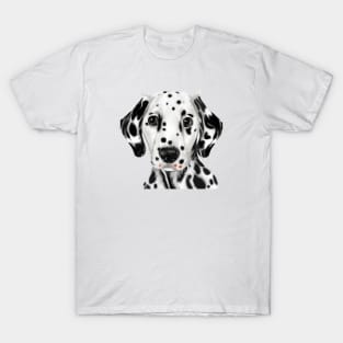 Cute Dalmatian Drawing T-Shirt